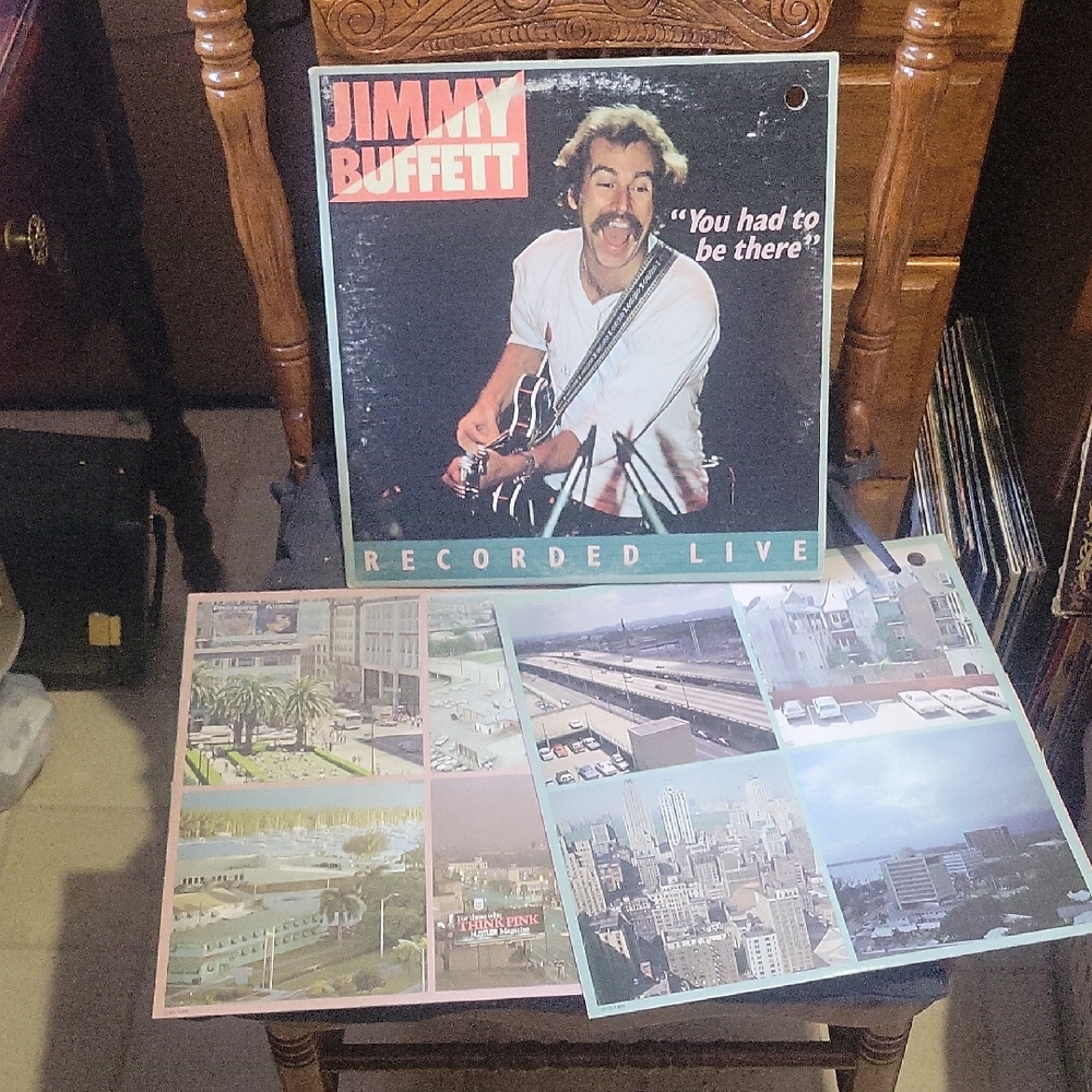 Jimmy Buffett 'You Had to Be There' Double Vinyl Record Albums~1978